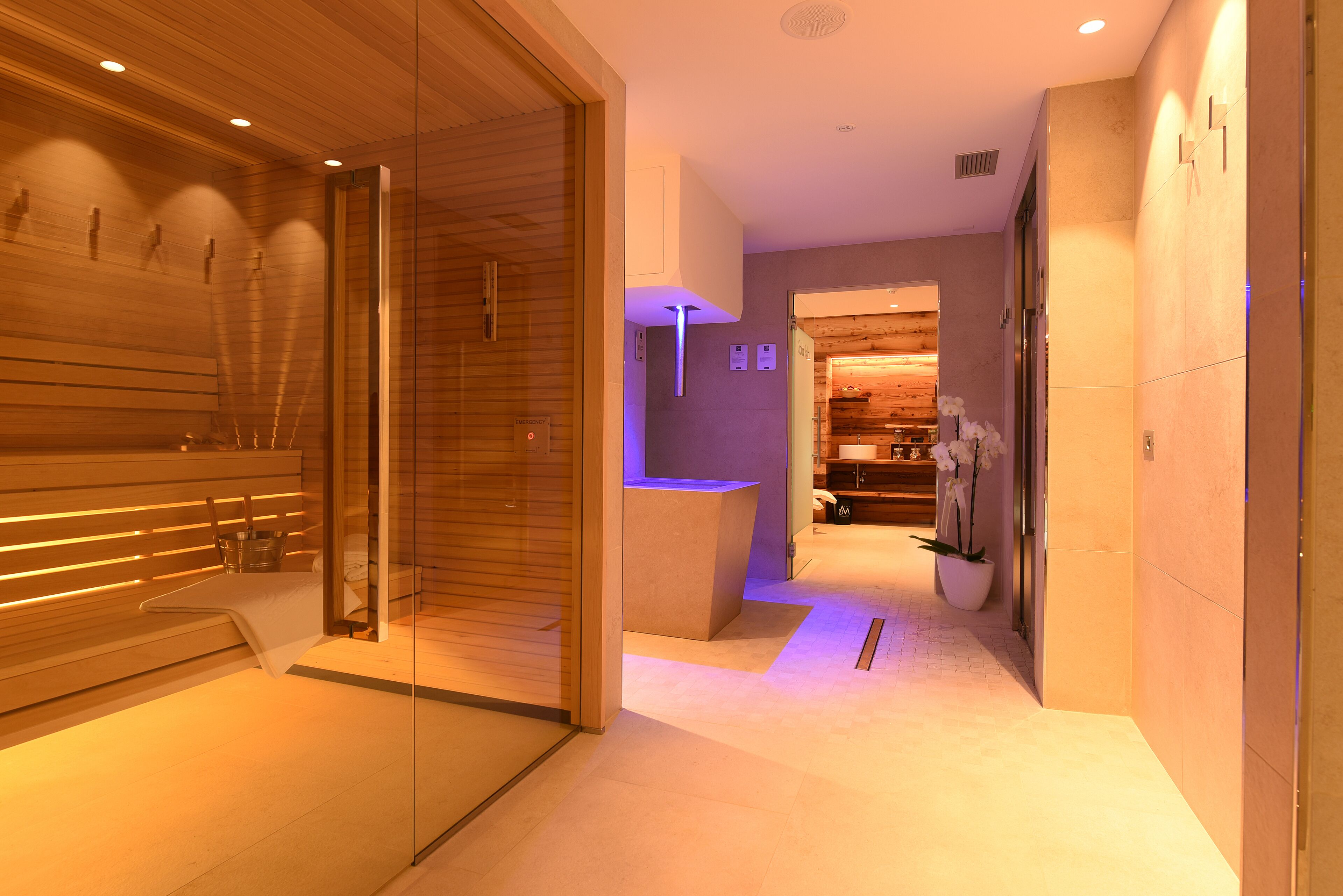 sauna, hot tub, steam room, turkish bath/hammam, body treatments