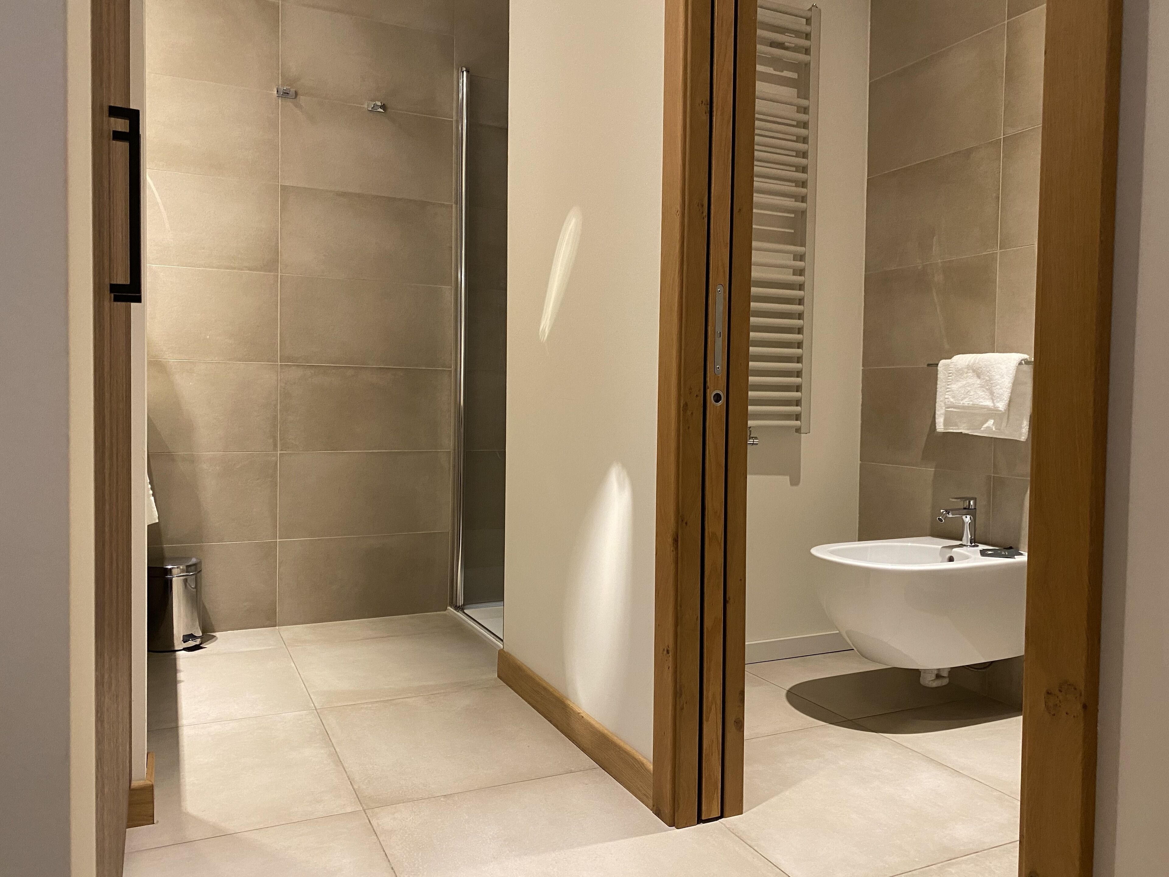 classic double room, 1 double bed | bathroom | shower, free toiletries, hair dryer, bathrobes