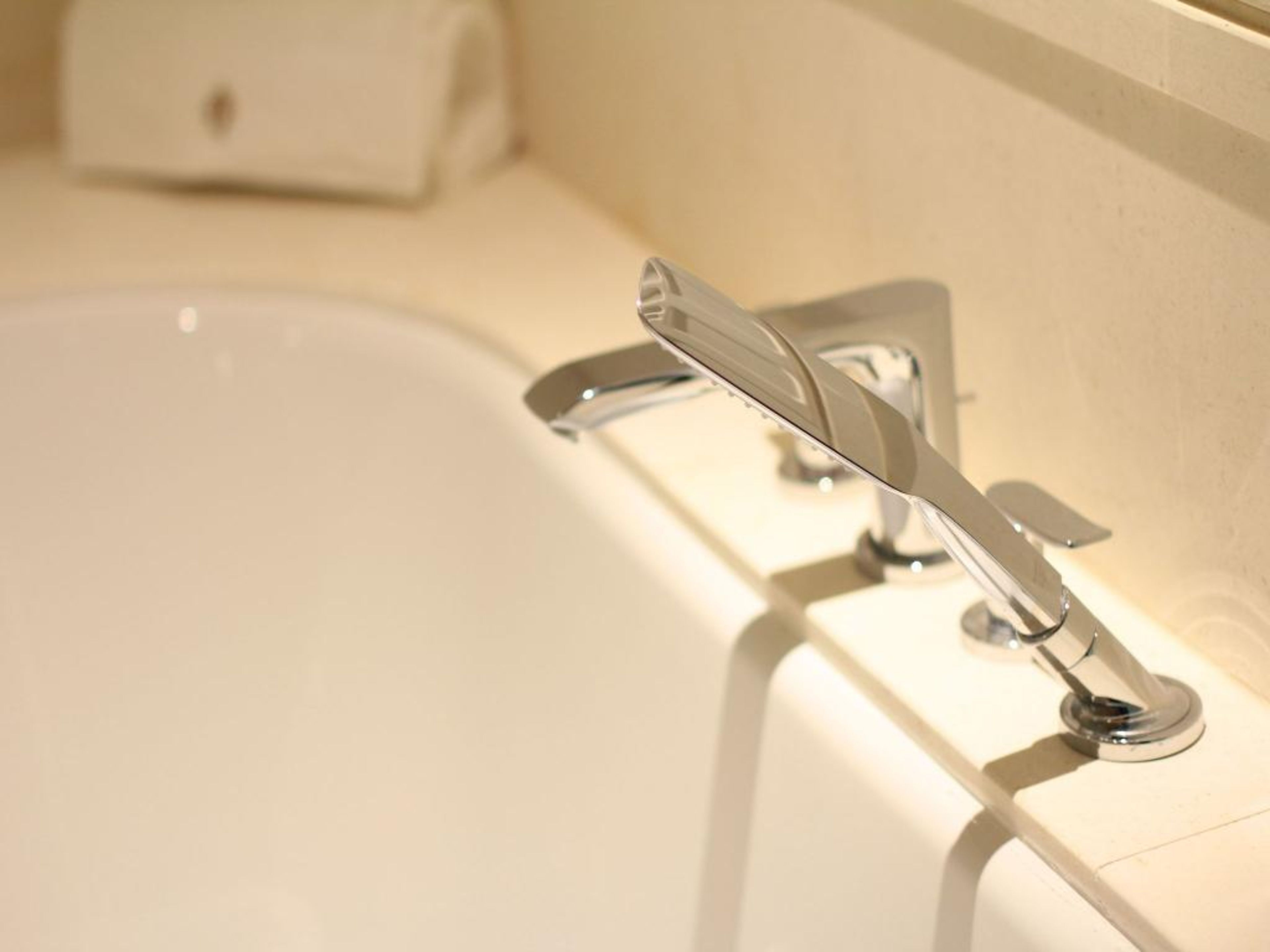 free toiletries, hair dryer, slippers, towels