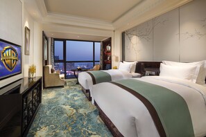 Exclusive Twin Room | Minibar, in-room safe, desk, blackout curtains - The Pury Hotel Yiwu (Jinhua)