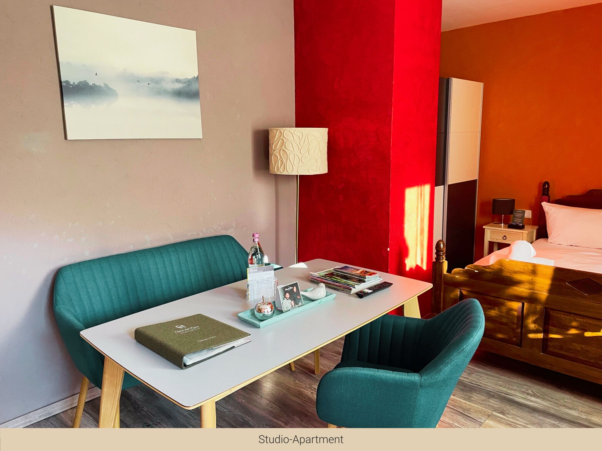 Apartment, eigenes Bad, Blick auf den Innenhof (Studio (2P)) | Lounge