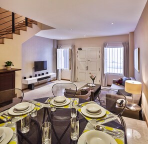 Town House | Living area | LCD TV, DVD player