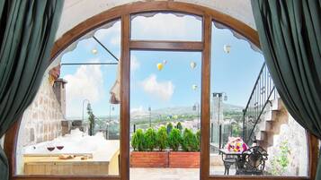 Spa Suites with Jacuzzi and Sauna | View from room