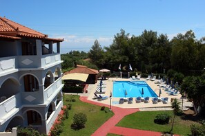 Standard Double or Twin Room, 2 Single Beds, Pool View | View from room