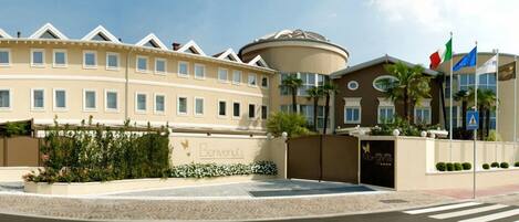 Vue depuis lâhĂ©bergement