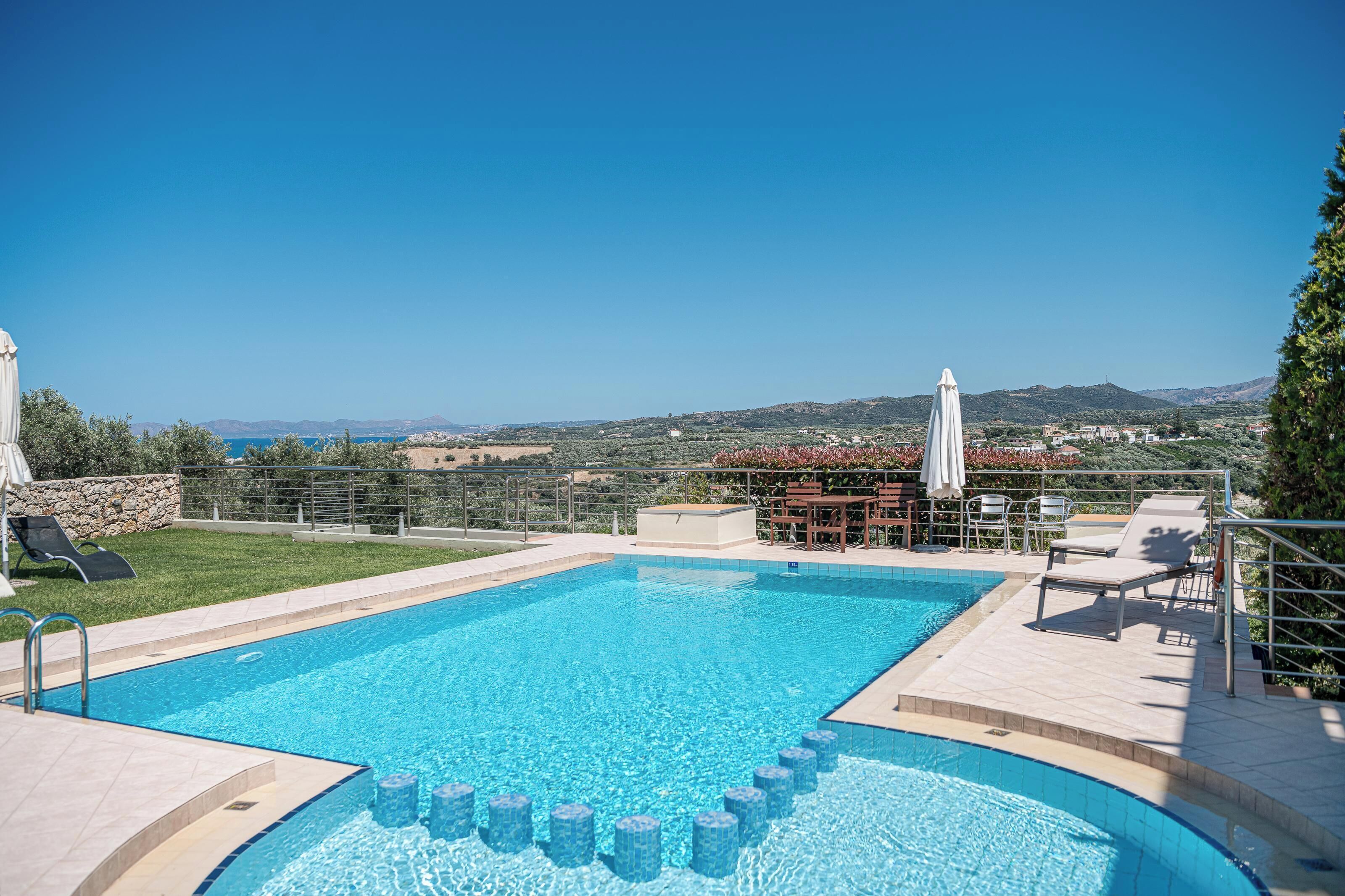 Villa familiare, 3 camere da letto, vista mare | Piscina privata