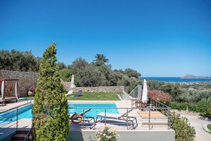 Family Villa, 3 Bedrooms, Sea View | View from room