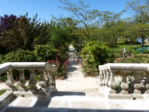 Chambre Double Luxe, salle de bains attenante, vue jardin (Charleston) | Vue de la chambre