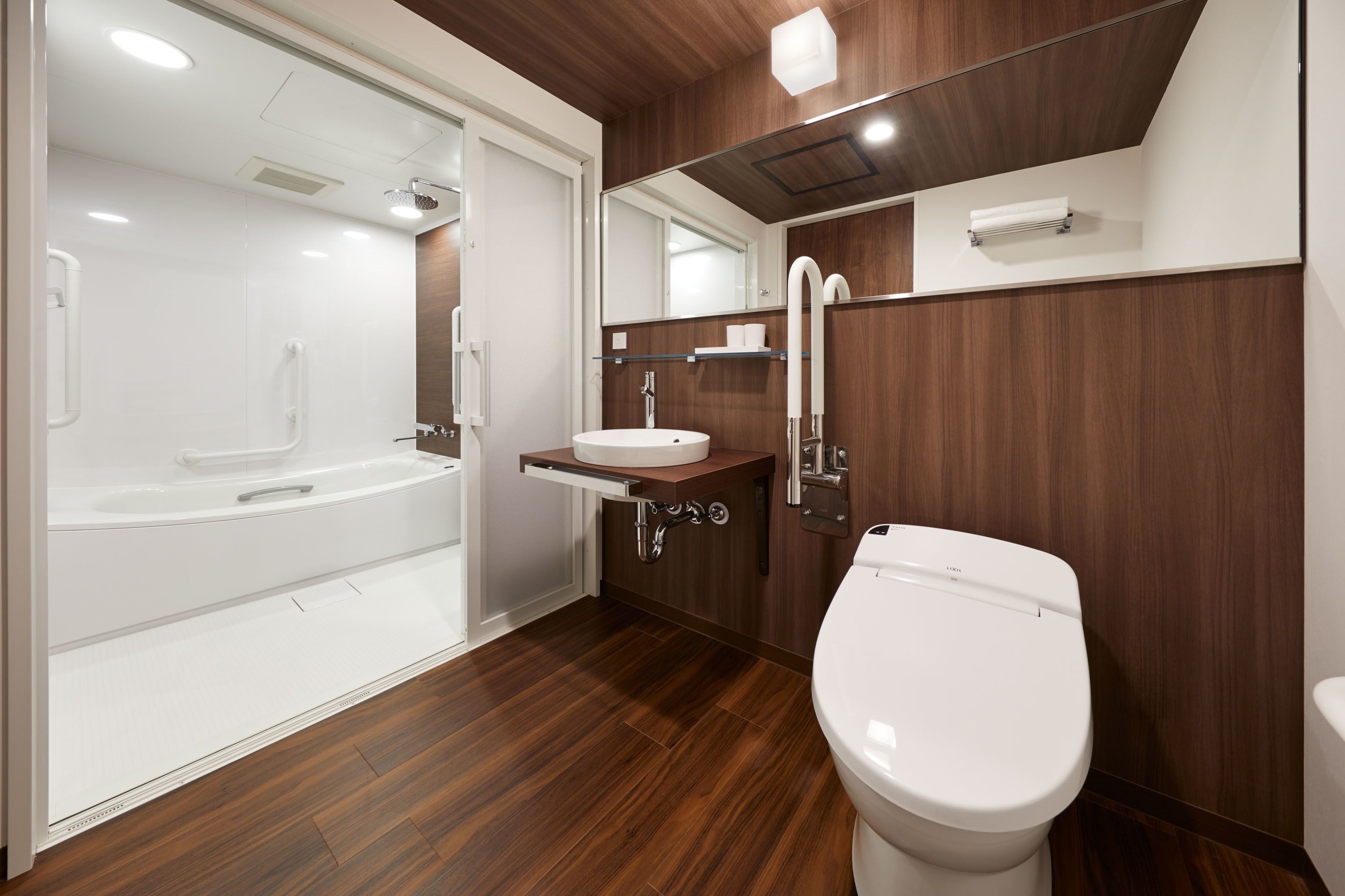 shower, free toiletries, hair dryer, slippers