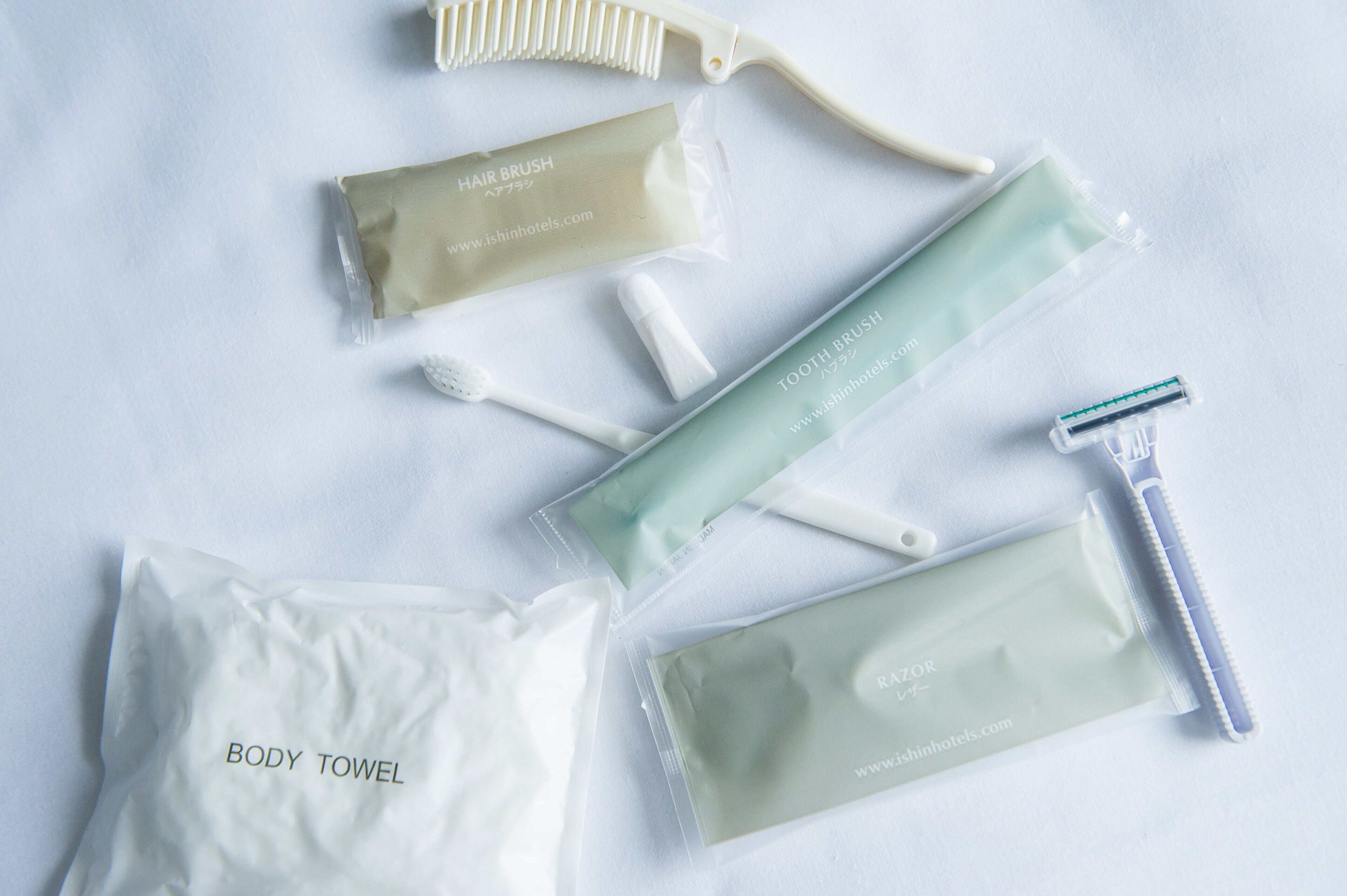 shower, free toiletries, hair dryer, slippers