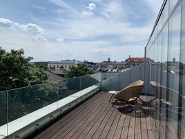 Panoramic Suite, Terrace (with Spa Bath) | Balcony view