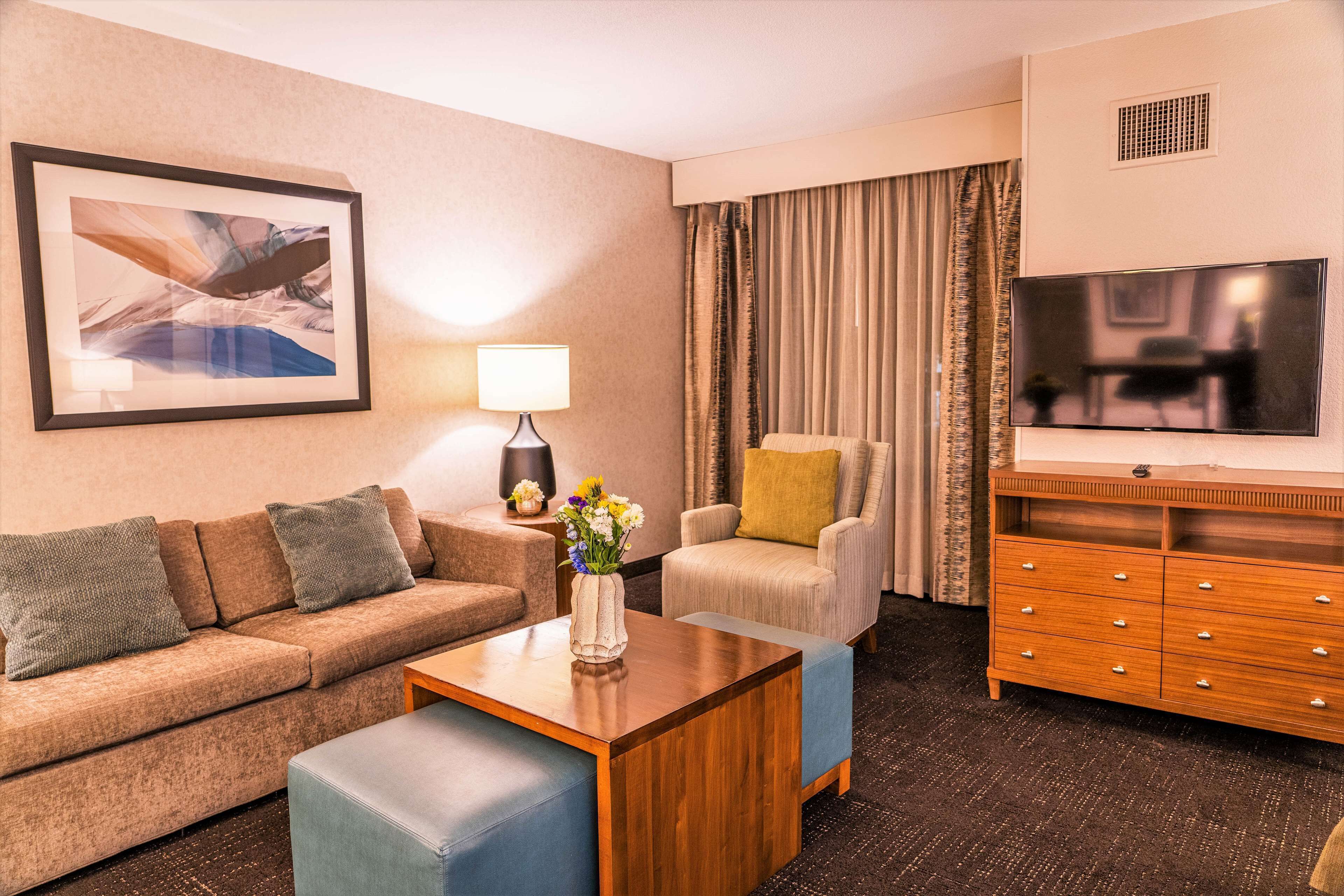 desk, laptop workspace, blackout curtains, soundproofing