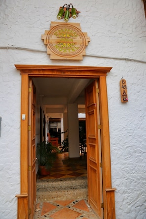 Entrada de l'allotjament