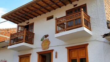 Majoituspaikan julkisivu