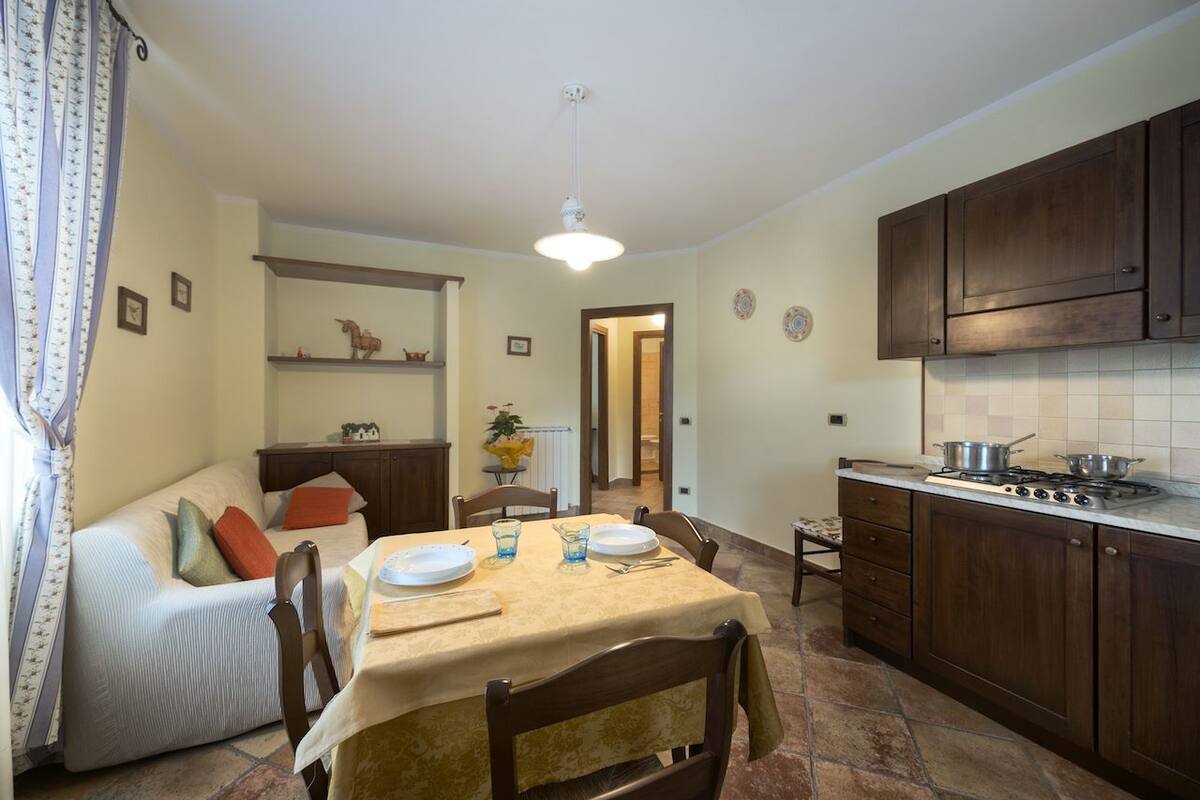 Classic Apartment, 1 Bedroom, Kitchenette | Living area | TV