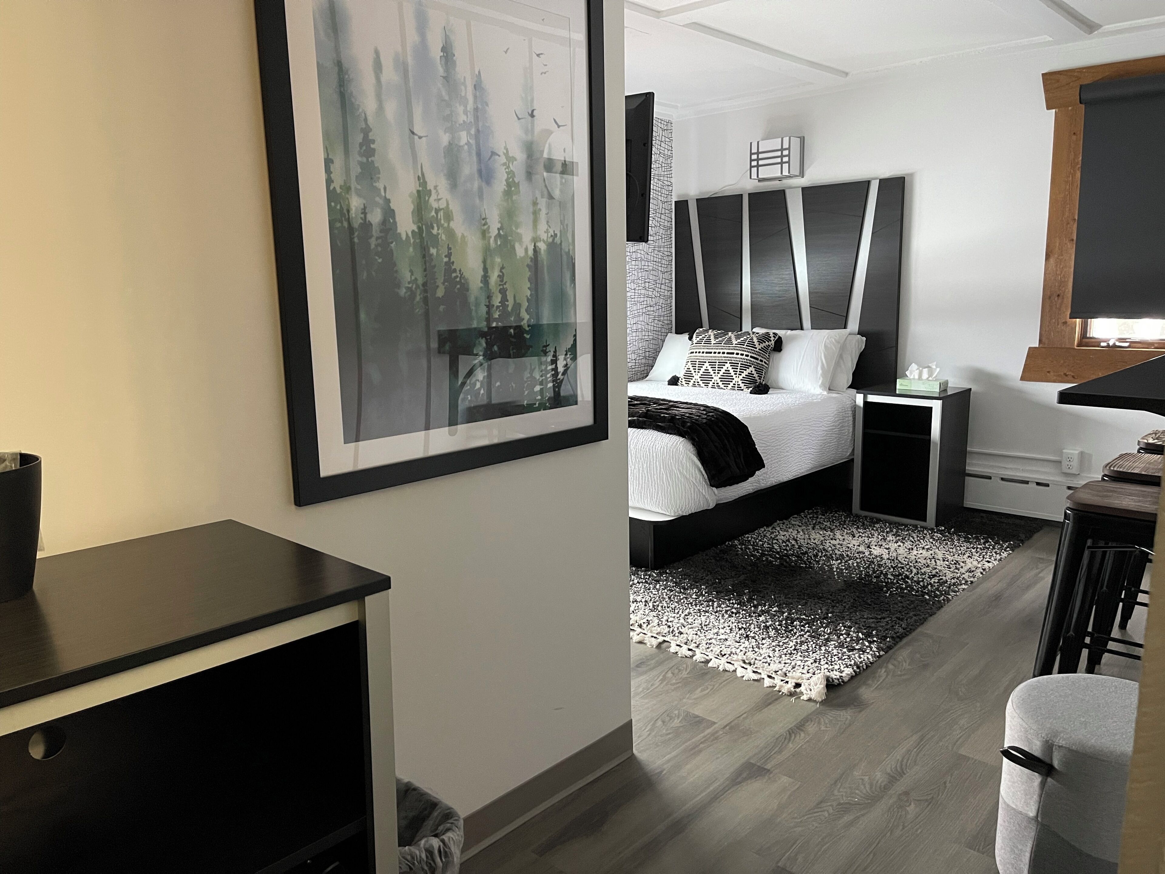 Familienstudio, Mehrere Betten, Haustiere gestattet | 1 Schlafzimmer, individuell dekoriert, kostenloses WLAN, Bettwäsche