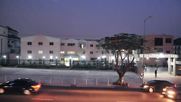 Front of property – evening/night