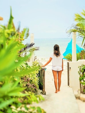 Exclusive Villa, 3 Bedrooms, Private Pool, Beach View | Beach/ocean view - Oceanfront Villa Zanzibar (Bwejuu)