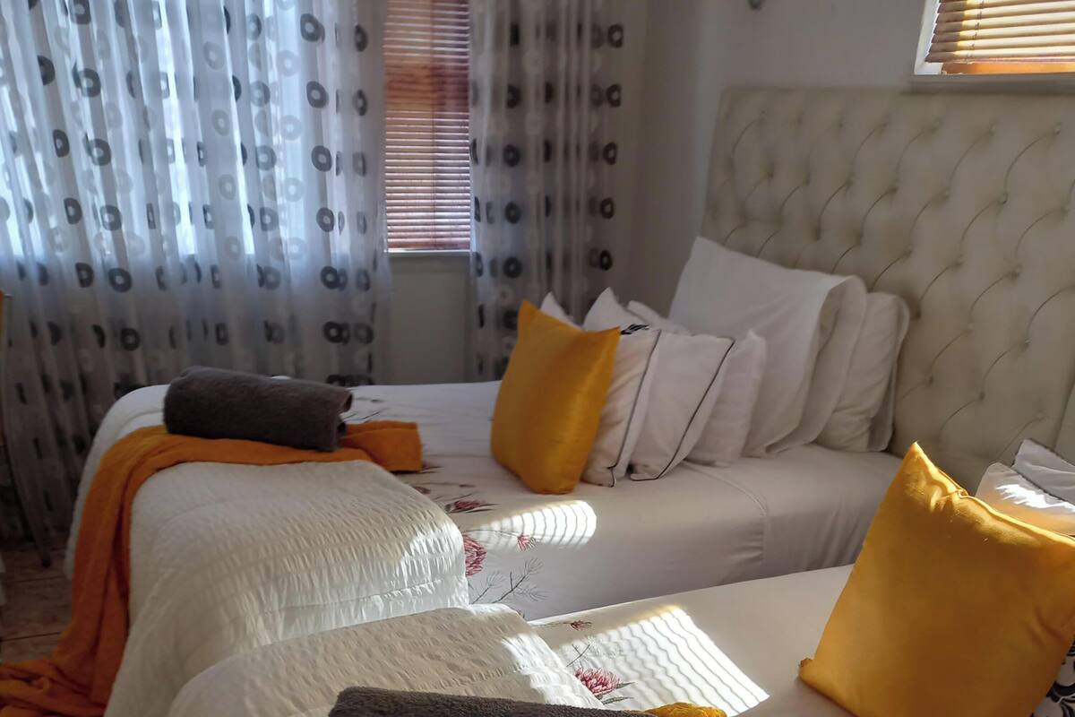 In-room safe, blackout curtains, iron/ironing board, bed sheets