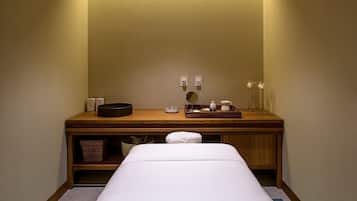 Salas para tratamentos a dois, tratamentos corporais