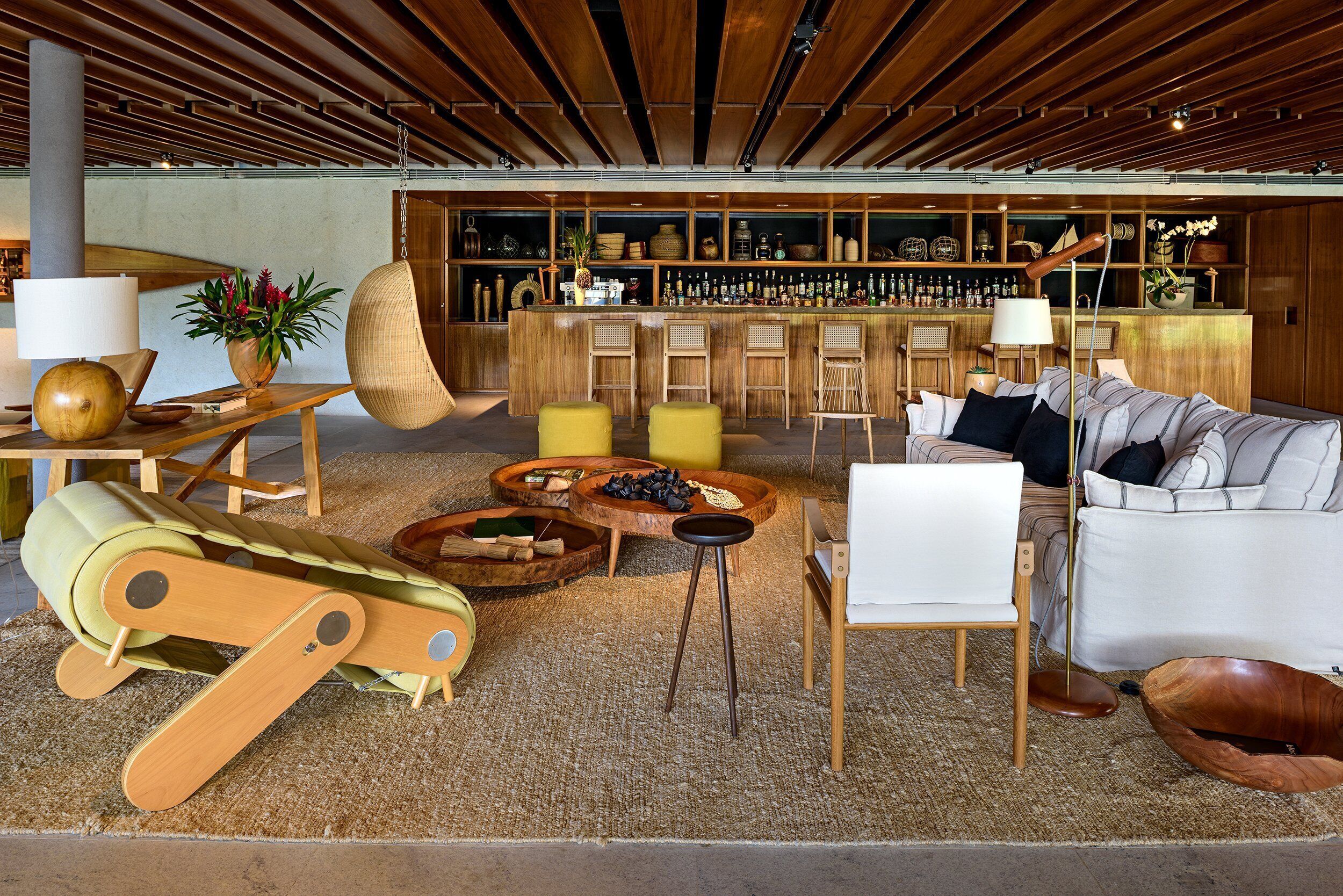 Siddeområde i lobbyen