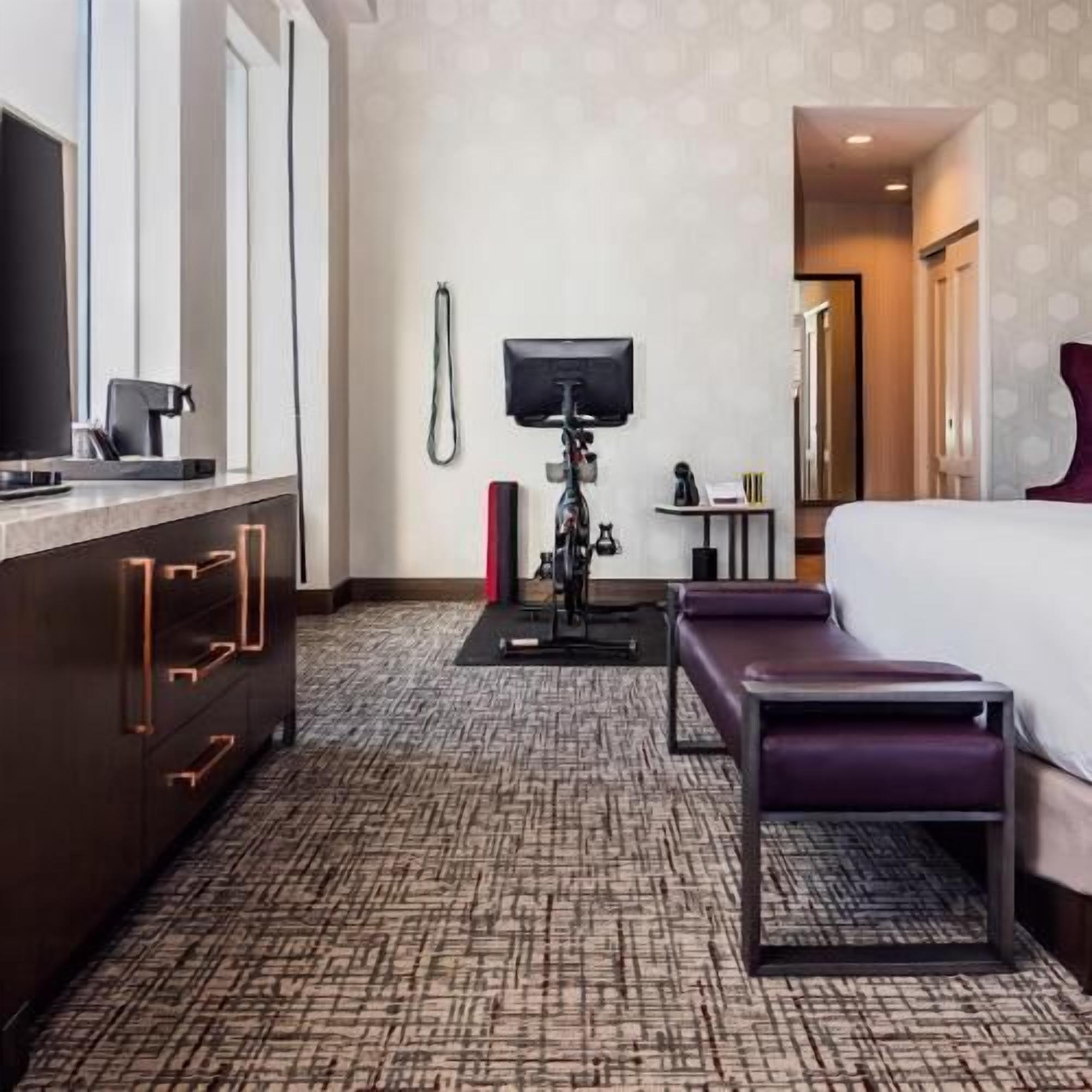 Premium bedding, pillow-top beds, in-room safe, desk