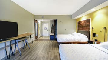 Room, 2 Queen Beds, Accessible (Roll-in Shower) | In-room safe, soundproofing, free WiFi, bed sheets
