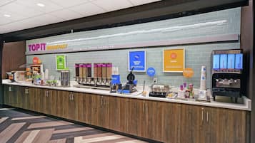 Free daily on-the-go breakfast