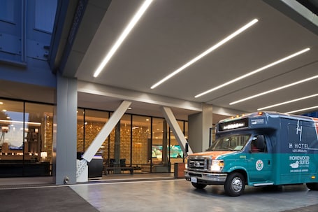 Airport shuttle. Homewood Suites by Hilton Los Angeles International Airport