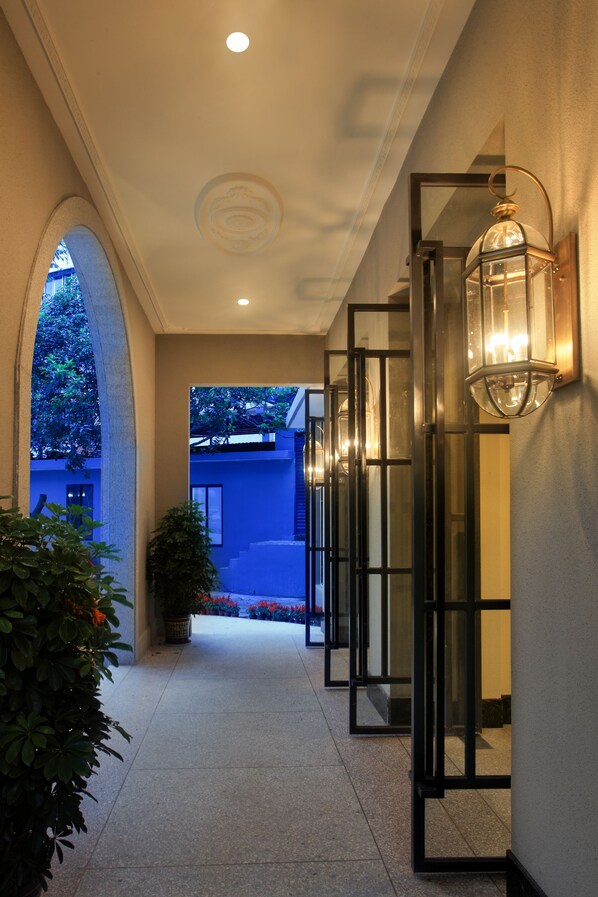 Entrada de la propiedad