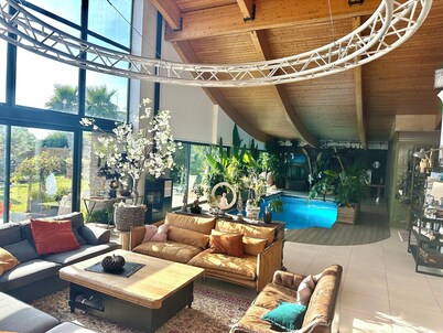 VILLA DU SIECK 5* 14 p PISCINE int chau/securise Vue MER PLAGE SURF GR34 🏄‍♂️🏖