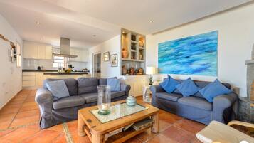 TV, fireplace, DVD player, books