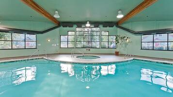Indoor pool, a heated pool