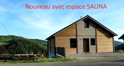 Chalet le Belvédère 12 people with terrace in Le Tholy 10 minutes from Gerardme