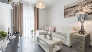 智能电视、DVD 播放器、书、立体声音响