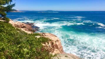 Beach nearby, beach towels