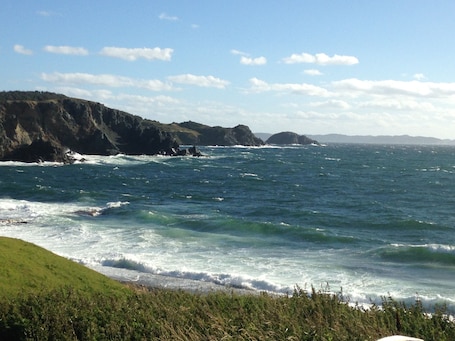 On the beach. The Viking Vacation Home is your port of Call at Crow Head on Twillingate Island