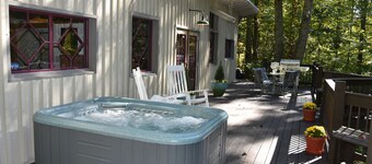 Rustic Retreat with Soothing Sauna and Plunge Pond