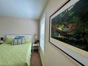 2 bedrooms, iron/ironing board, travel cot, WiFi