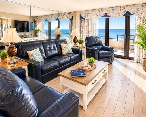 Direct Oceanfront Views, Beach Access, New Pool and Views Galore! XL Balcony