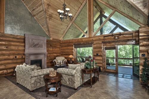 Large Vega Lake Colorado REAL LOG CABIN 