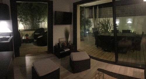  T2 - Arcachon keskusta - Puiden reunustama terassi 90 m² - Ranta 100 m,