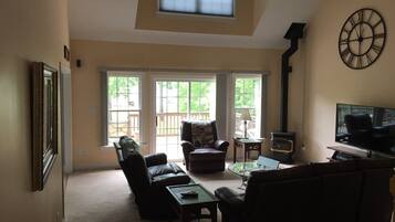 Smart TV, video games, DVD player, books