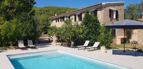 CHARMING FINCA, SOLLER, SPLENDID VIEW, BRAND NEW POOL, ORCHARD, QUIET