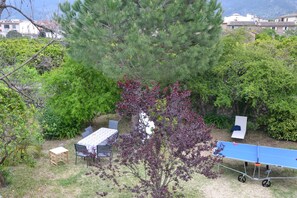 Outdoor dining - CHARMING FINCA, SOLLER, SPLENDID VIEW, BRAND NEW POOL, ORCHARD, QUIET (Soller)