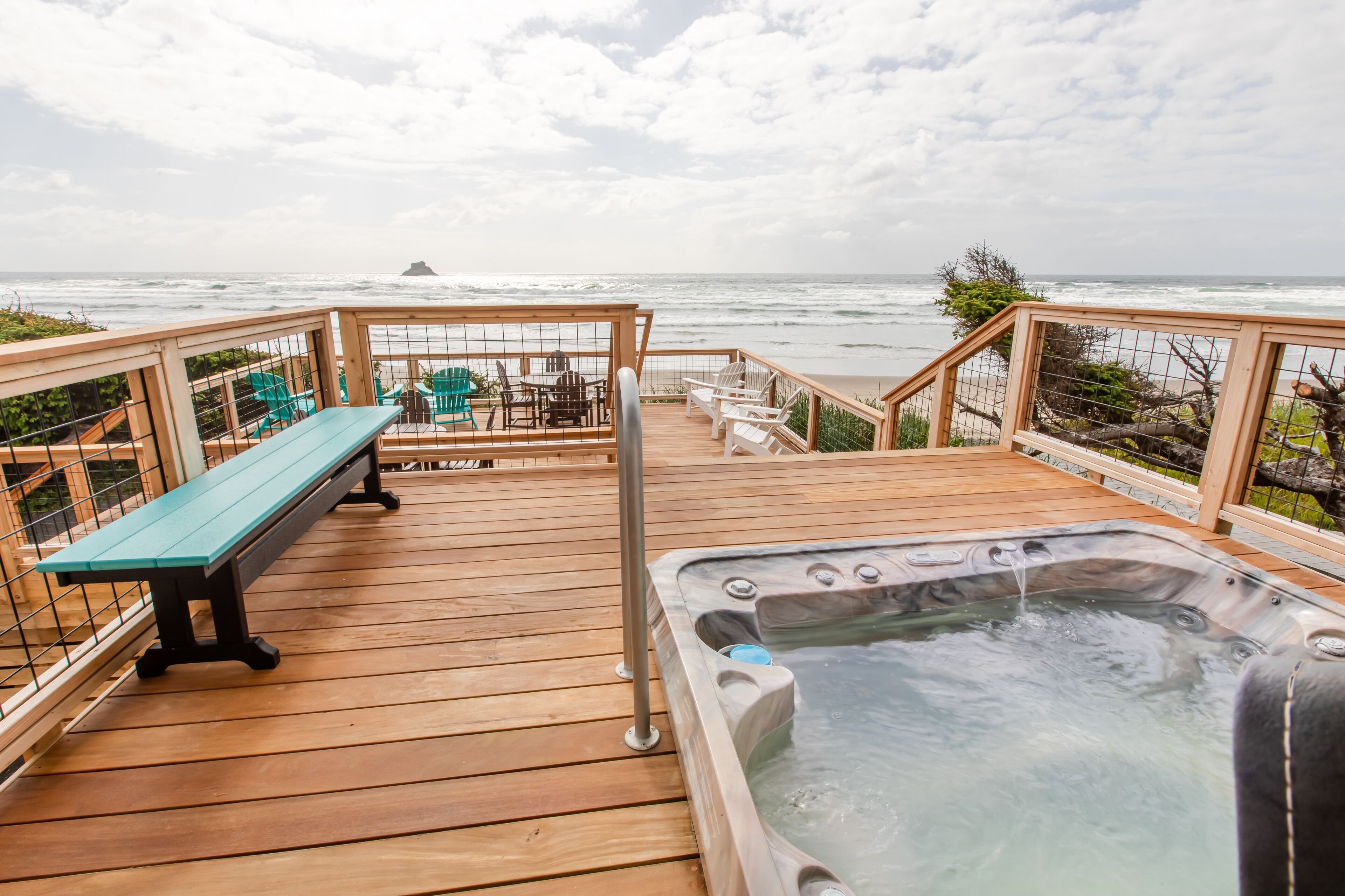 Bain à remous extérieur