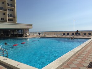 Indoor pool, a heated pool