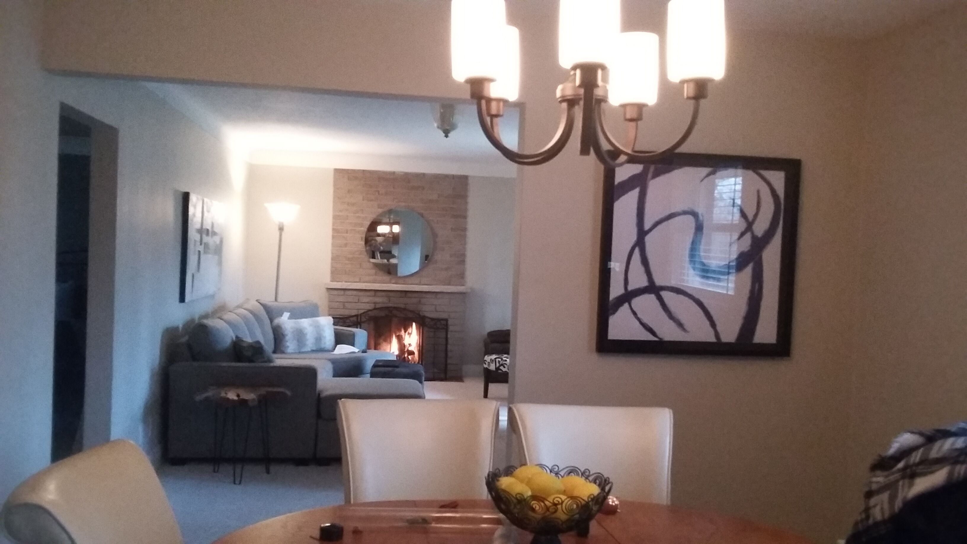 Winter haven - enjoy a cozy fire after a long day.