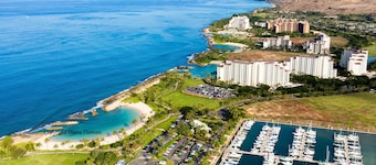Condominio de esquina de gran tamaño dentro de Beach Tower w / Private Sunset Ocean Views
