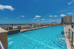 Indoor pool, a heated pool
